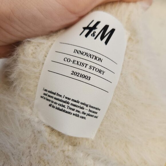 H&M Innovation Co-Exist Story Fringed Knit Dress - Picture 8 of 9